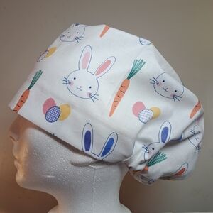 NEW Easter Bunny EURO Style Surgical Scrub Cap